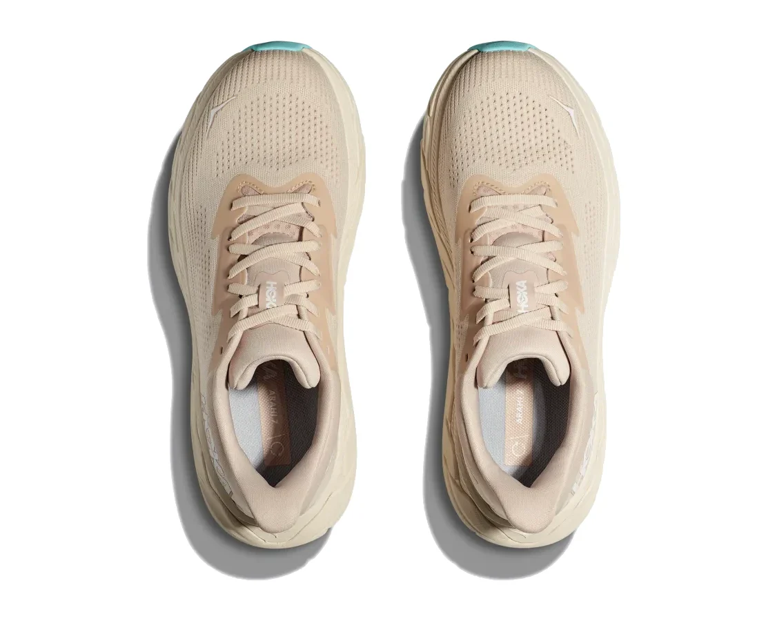 Hoka Women's Arahi 7 Sneaker - Vanilla/Cream - Image 3