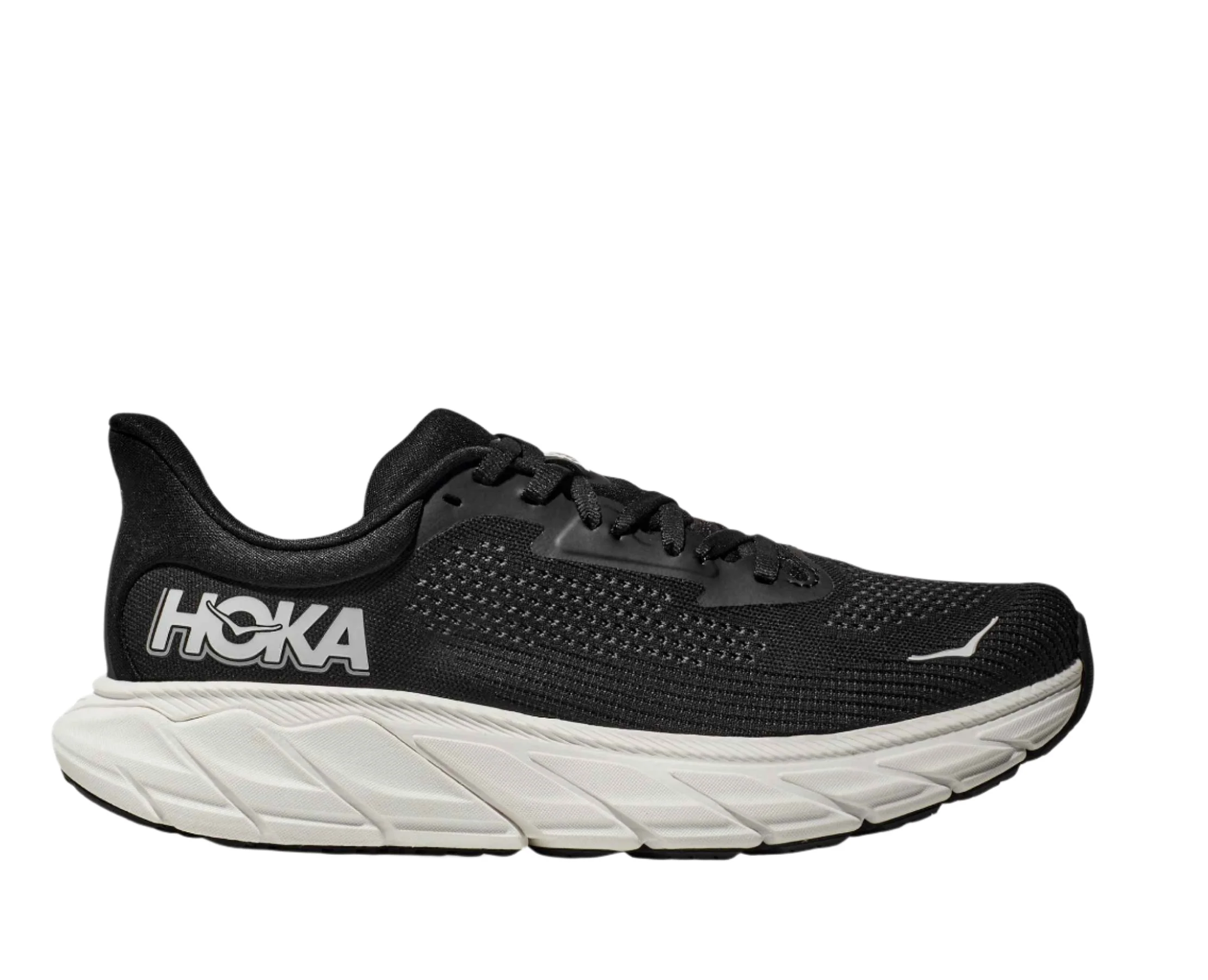 HOKA Women's Arahi 7 Running Shoe - Black/White - Image 3