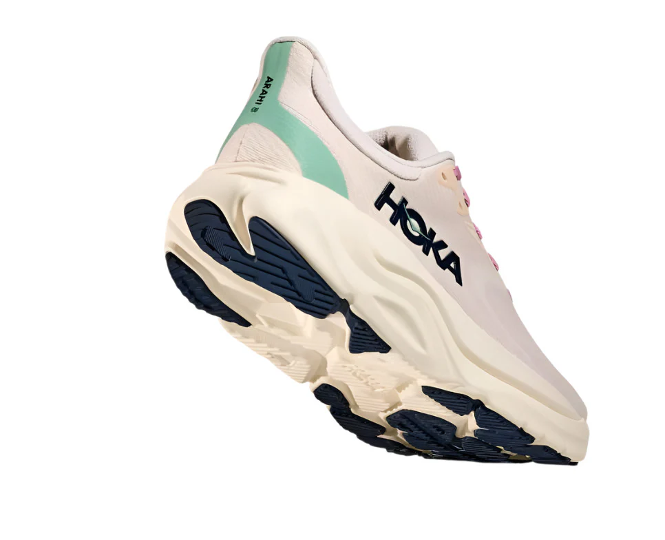 Hoka Women's Arahi 8 Stability Running Shoe - Rose Cream/Alabaster - Image 5