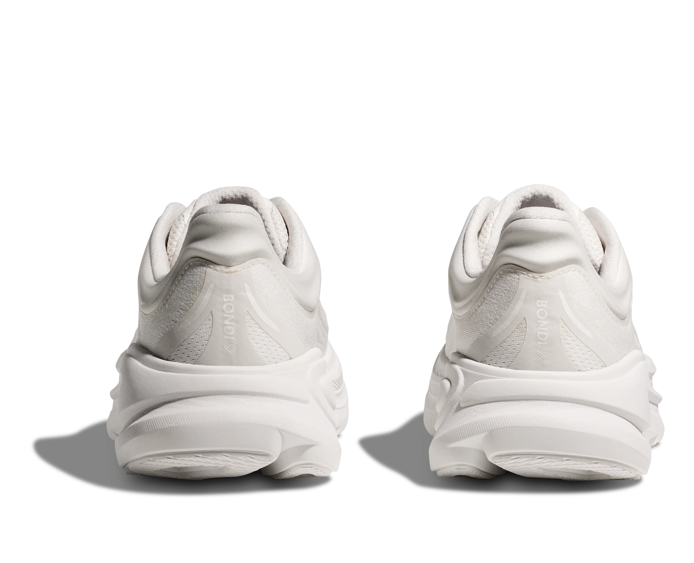 HOKA Women's Bondi 9 Ultra Cushioned Running Shoe - White/White - Image 4