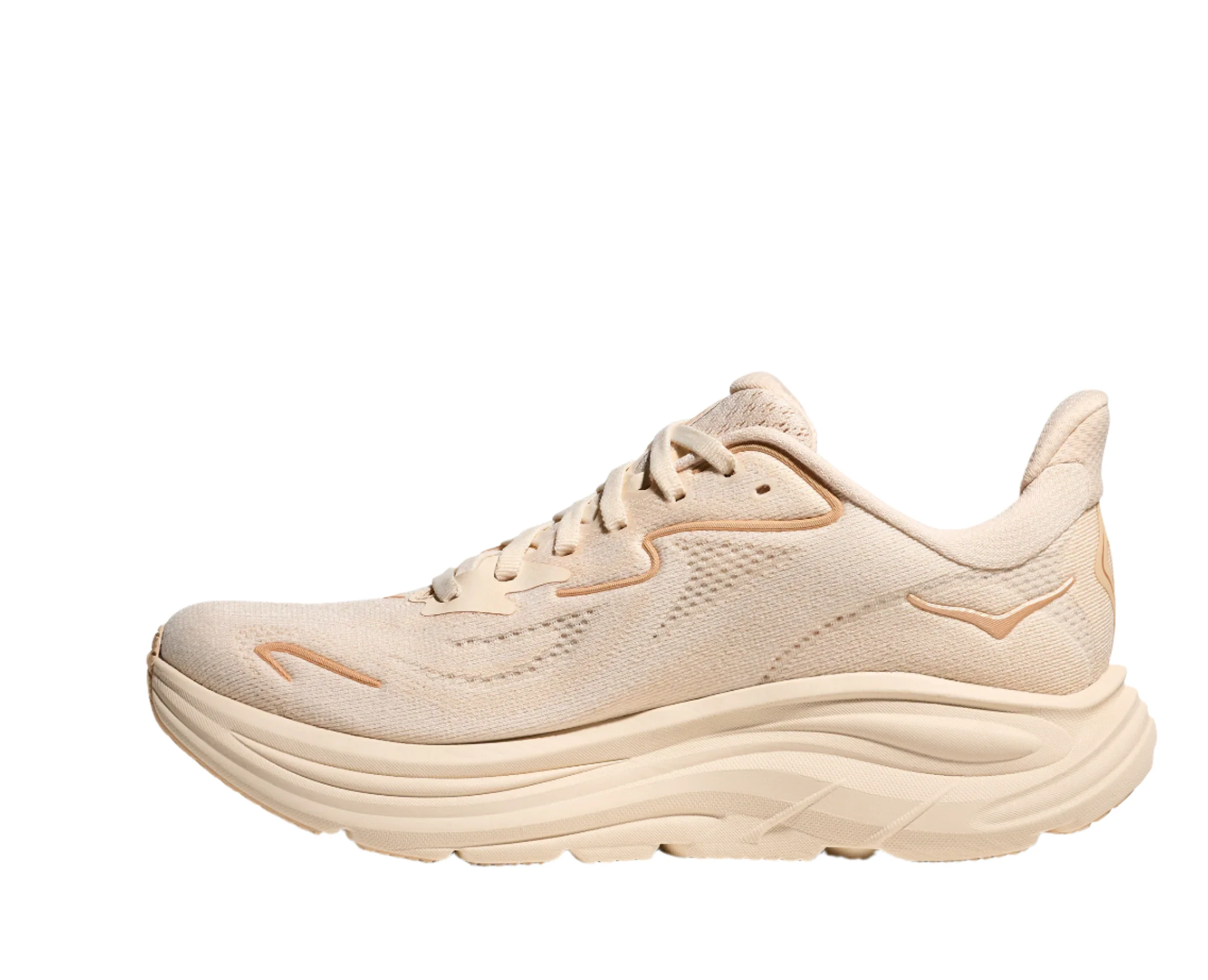 HOKA Women's Clifton 10 Cushioned Running Shoe - Vanilla/Birch - Image 2