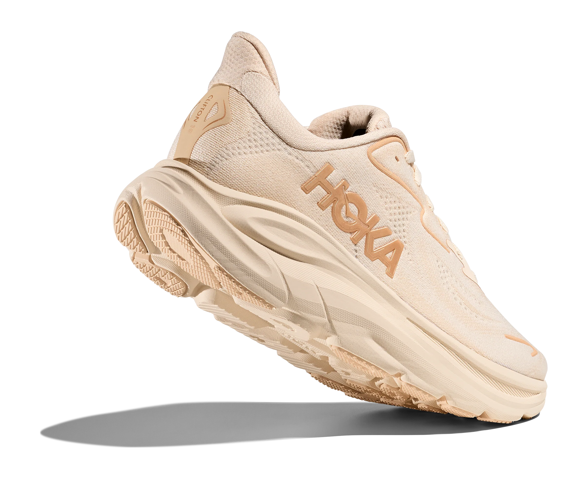 HOKA Women's Clifton 10 Cushioned Running Shoe - Vanilla/Birch - Image 5
