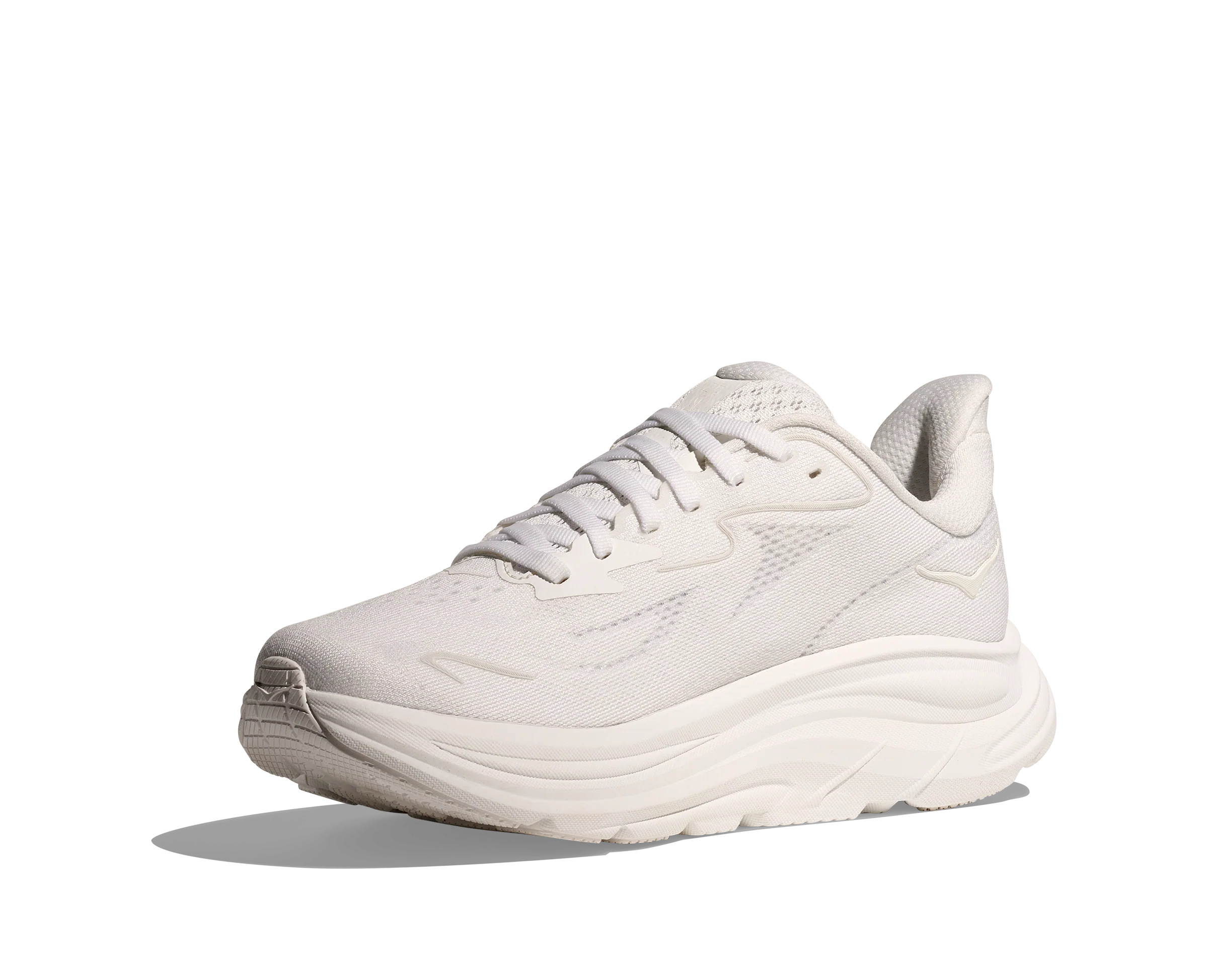 HOKA Women's Clifton 10 Cushioned Running Shoe - White/White - Image 4