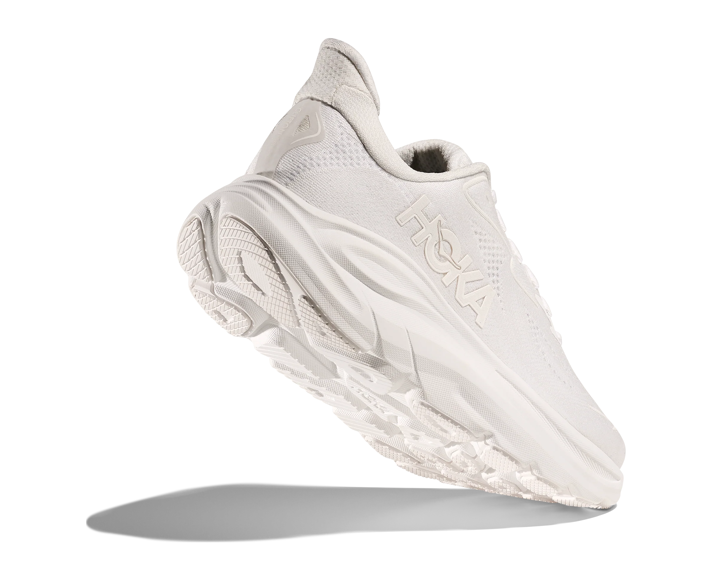 HOKA Women's Clifton 10 Cushioned Running Shoe - White/White - Image 5