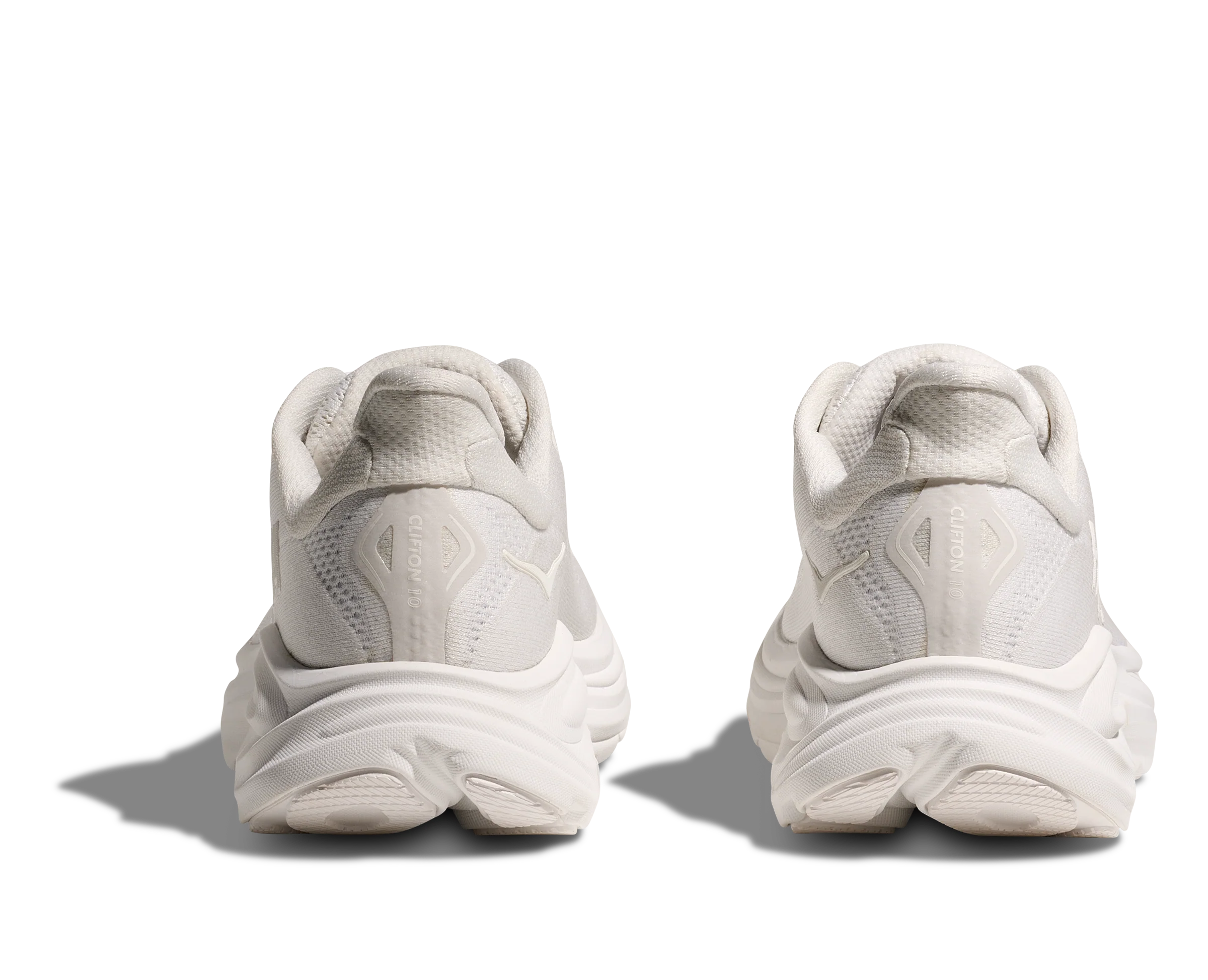 HOKA Women's Clifton 10 Cushioned Running Shoe - White/White - Image 6