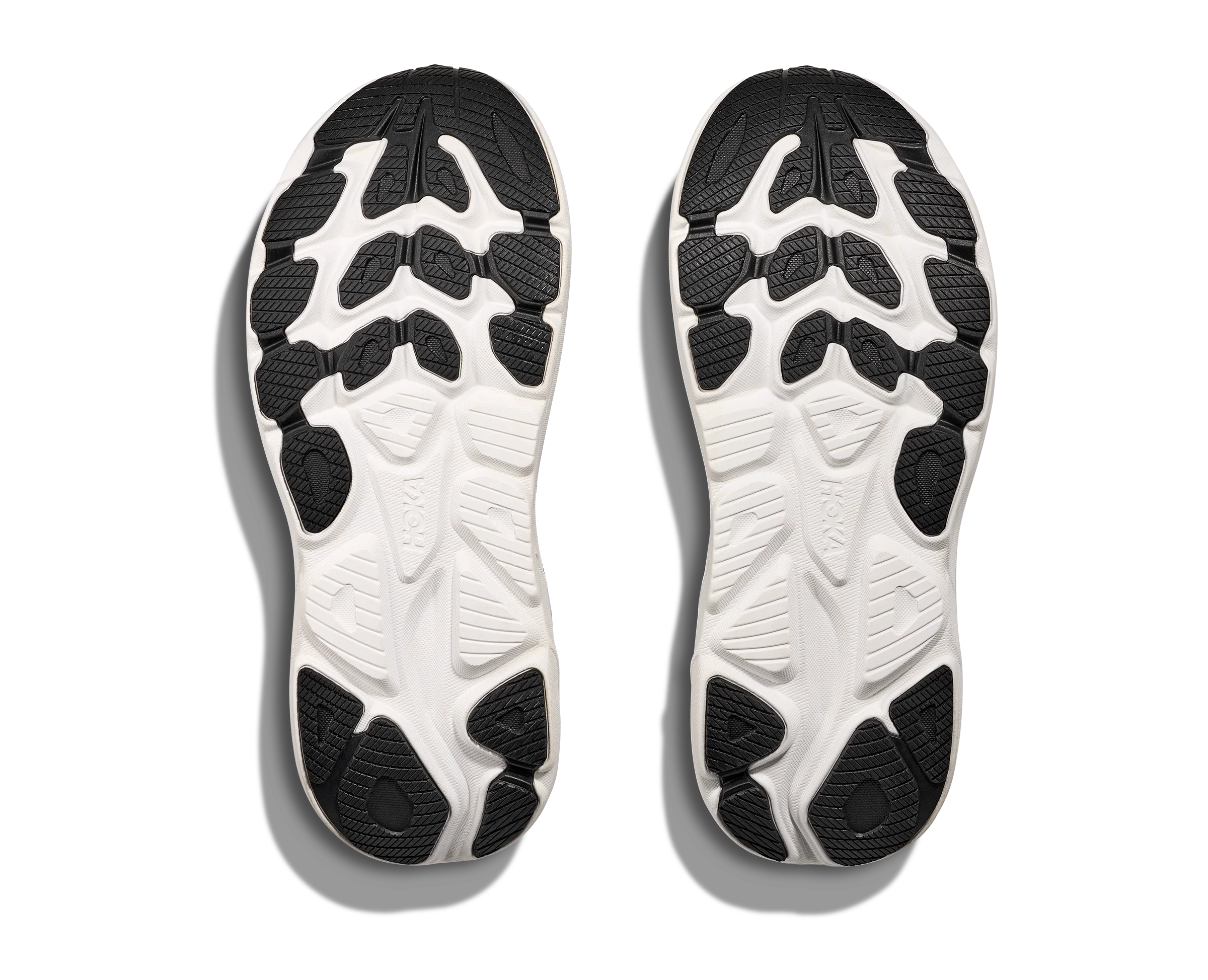 HOKA Women's Clifton 10 Cushioned Running Shoe - Black/White - Image 8