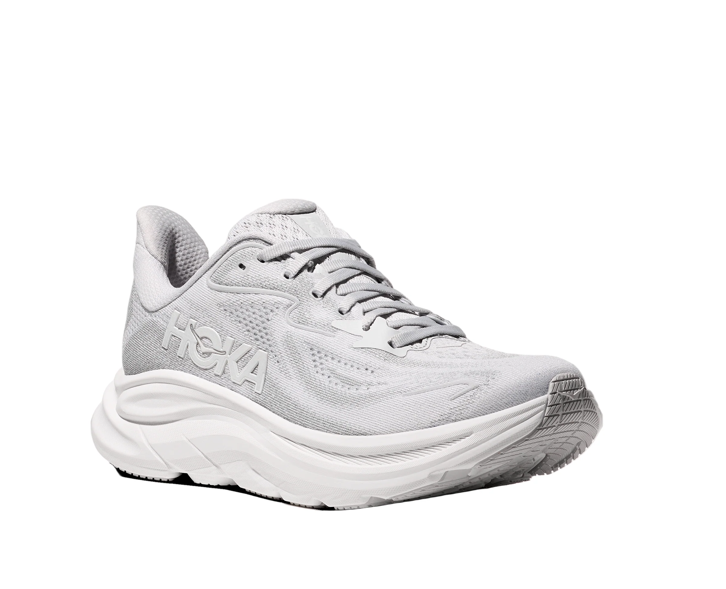 Hoka Women's Clifton 10 Ultralight Cushioned Shoes - Cosmic Grey/Stardust