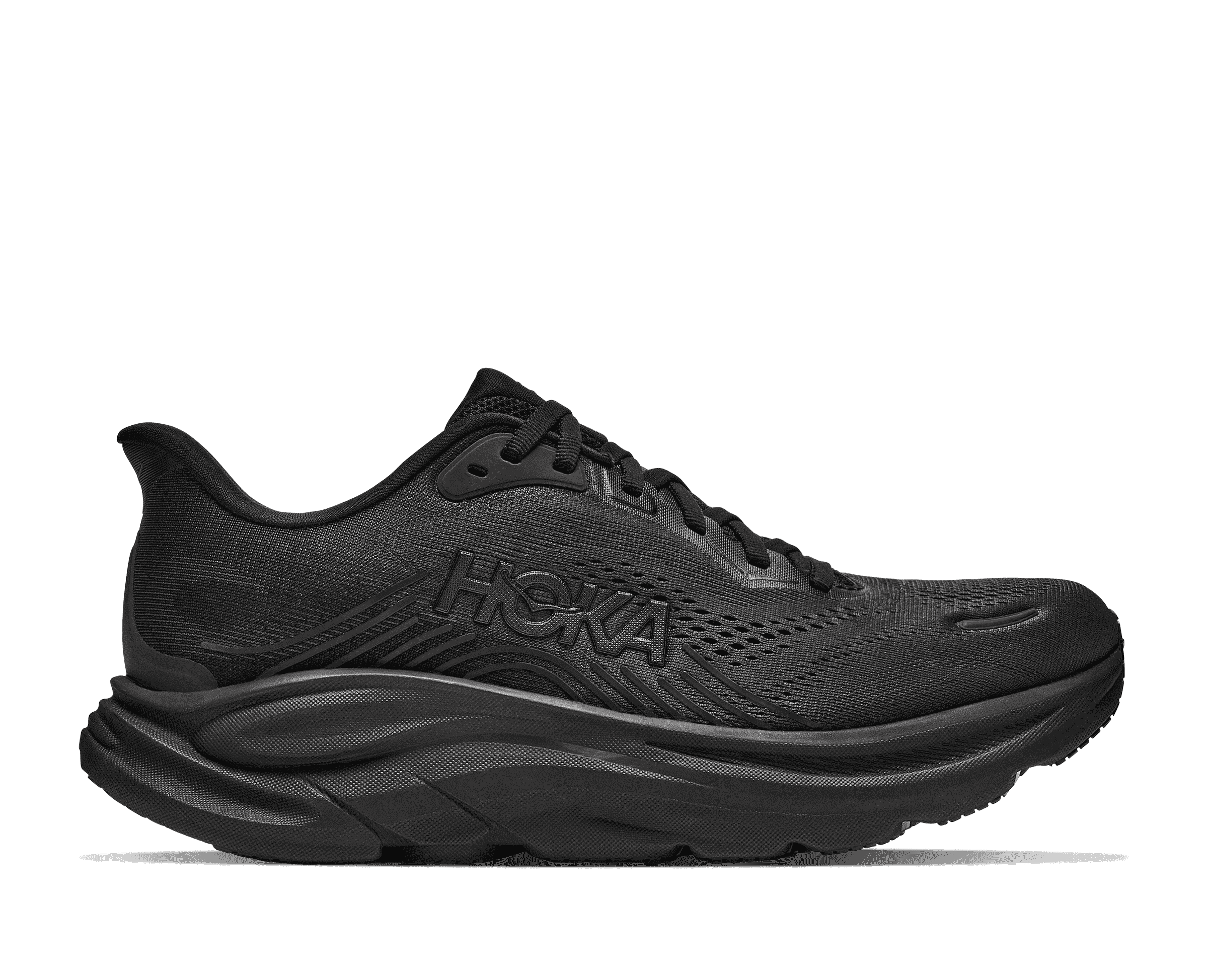 Hoka Women's Clifton 11 Running Shoe - Black/Black - Image 2