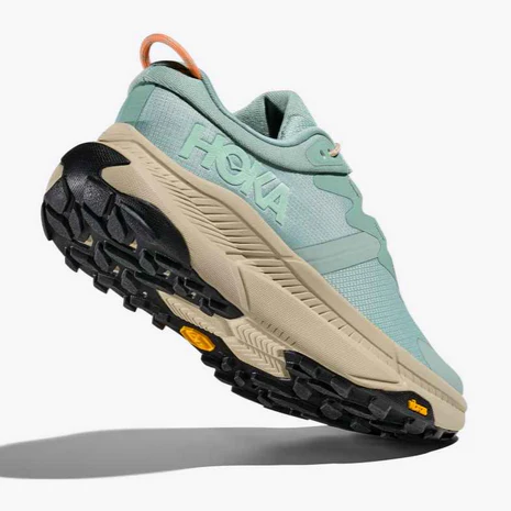 Hoka Women's Transport Commuter Shoe - Jade / Oyster Mushroom - Image 3