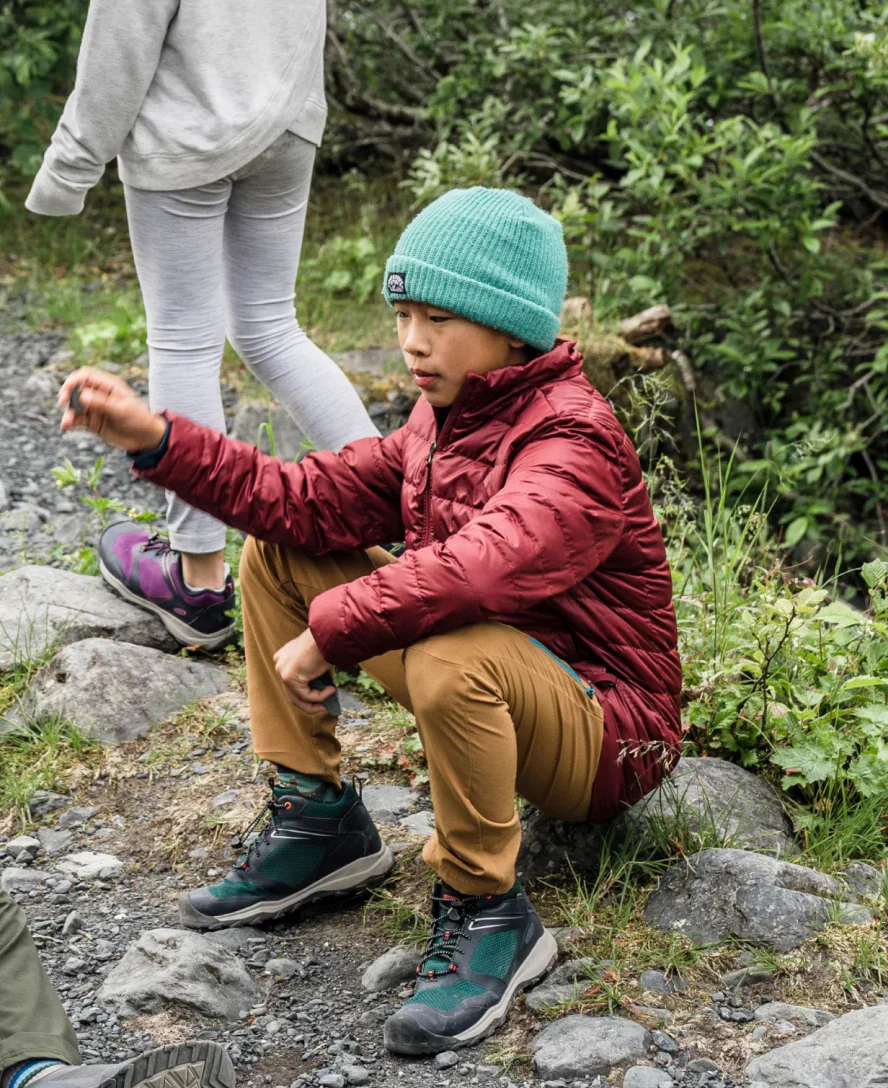 Keen Youth Wanduro Mid Waterproof Boot - Sky Captain/Sea Moss - Image 9