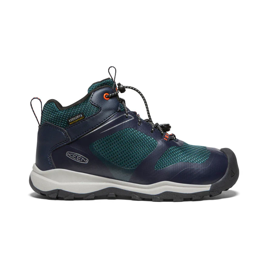 Keen Youth Wanduro Mid Waterproof Boot - Sky Captain/Sea Moss - Image 3