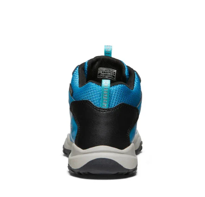 Keen Youth Wanduro Mid Waterproof Boot - Fjord Blue/Fuchsia Purple - Image 6