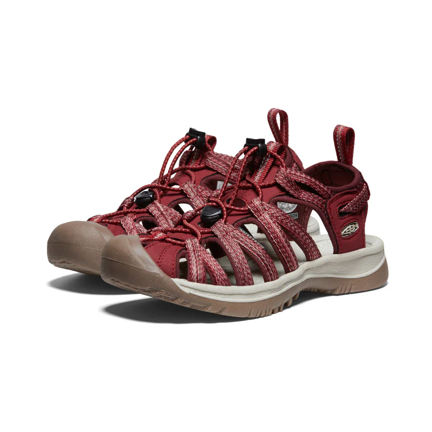 Keen Women's Whisper Sandal - Red Dahlia - Image 4