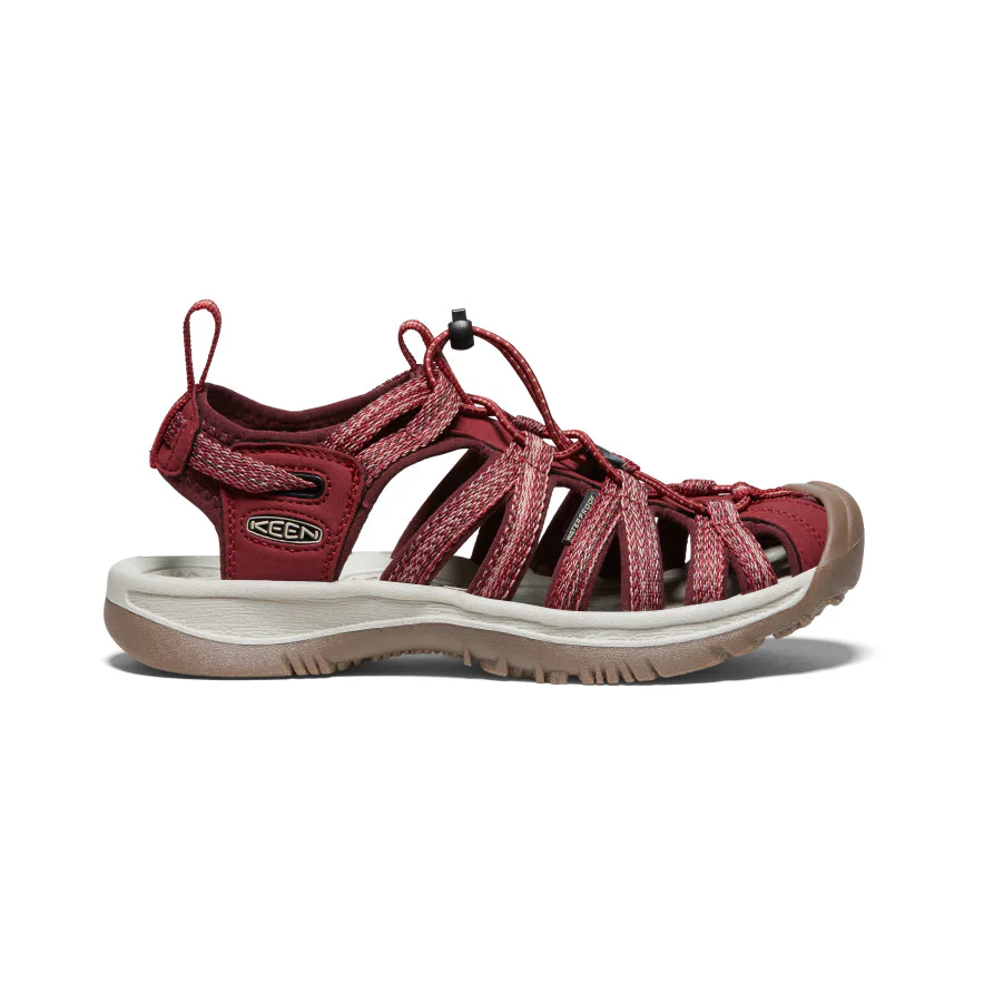 Keen Women's Whisper Sandal - Red Dahlia - Image 5