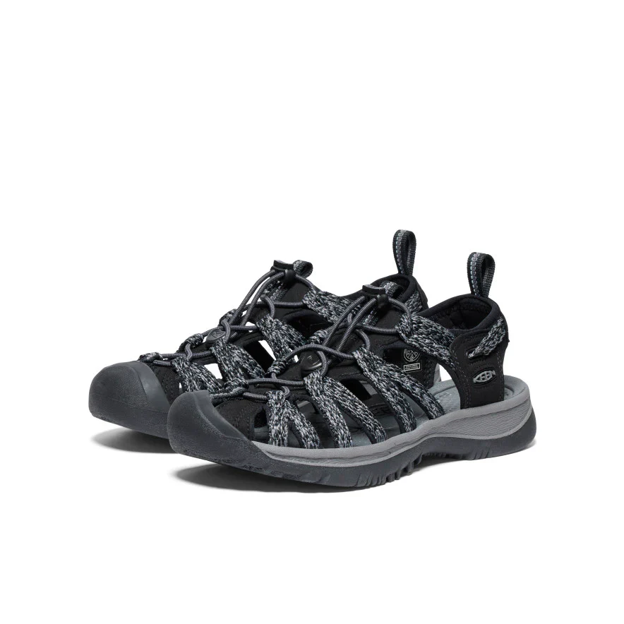Keen Women's Whisper Sandal - Black/Steel Grey