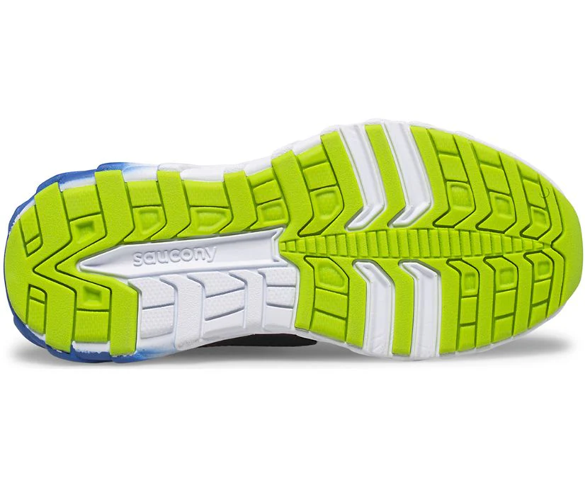 Saucony Big Kid's Wind 2.0 Lace Sneaker (Sizes 10.5 - 7) - Blue/Green - Image 5