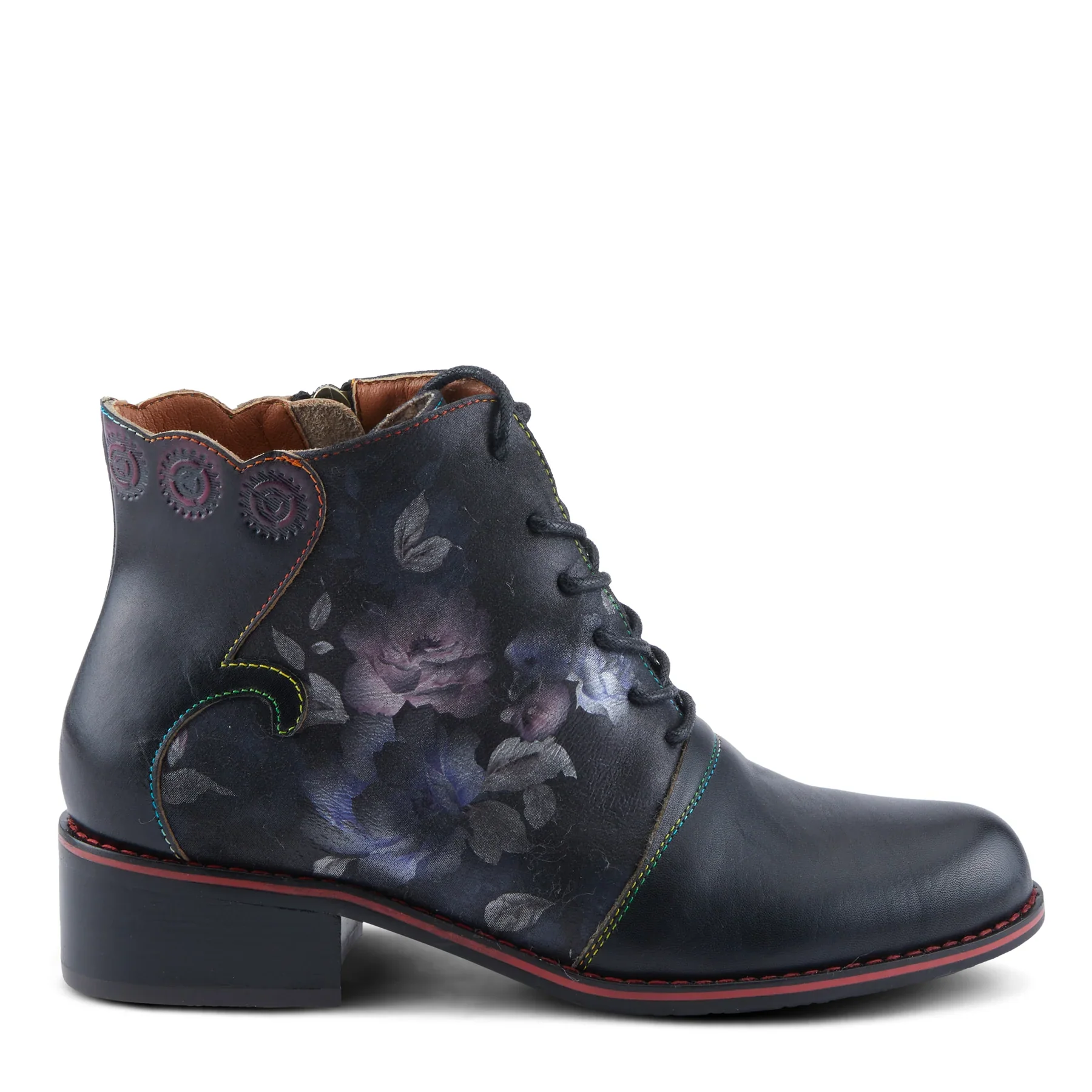 L'Artiste by Spring Step Women's Xenia Boot - Black Multi - Image 3