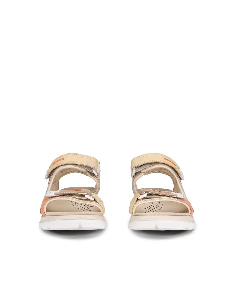 Ecco Women's Yucatan Offroad Nubuck Outdoor Sandal - Multicolor Straw - Image 4
