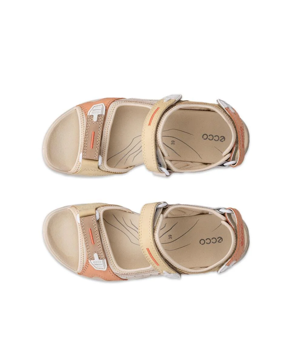 Ecco Women's Yucatan Offroad Nubuck Outdoor Sandal - Multicolor Straw - Image 5